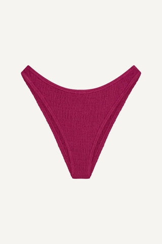 Coast Cotton Bralette Bikini Set - Ruby