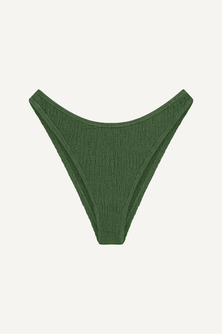 Coast Cotton Bralette Bikini Set - Dark Sage