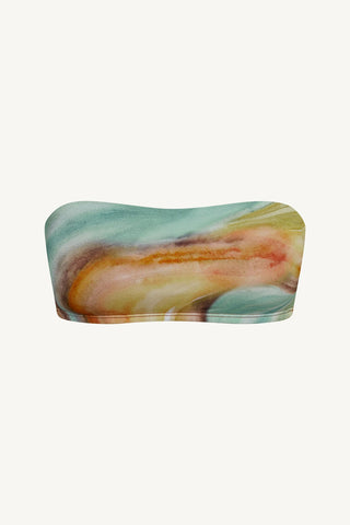Nala Bandeau Top - Elemental Current EcoShimmer
