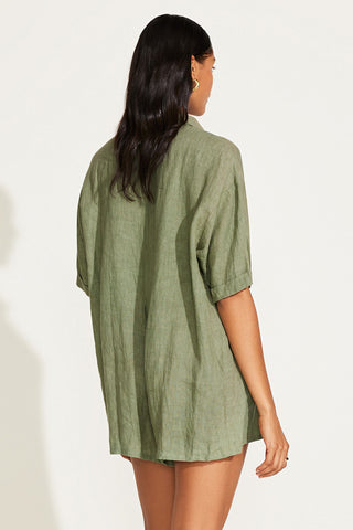 Playa Romper - Agave EcoLinen