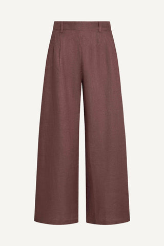 The Getaway Pant - Mocha EcoLinen
