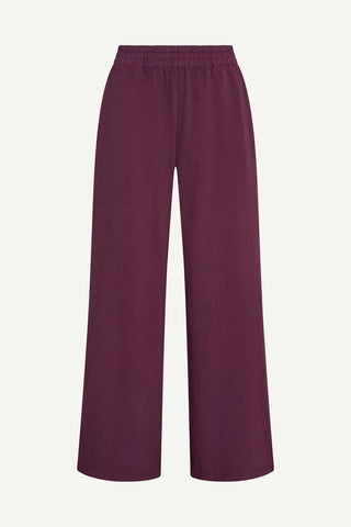 Coast Pant - Crushed Berry Cotton Jersey