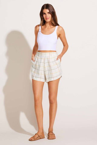 The Getaway Short - Brushed Linen