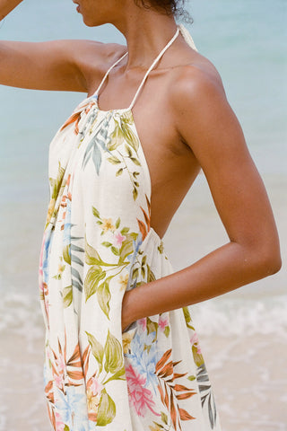 Petra Maxi Dress - Summer Bloom EcoLinen