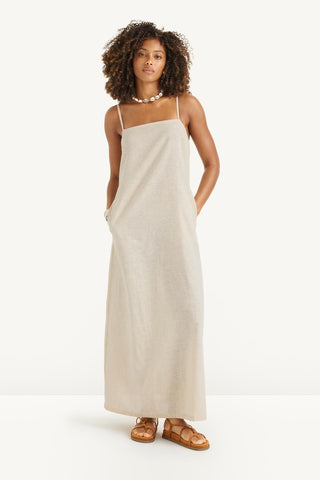 Rhea Dress - Banana Cotton