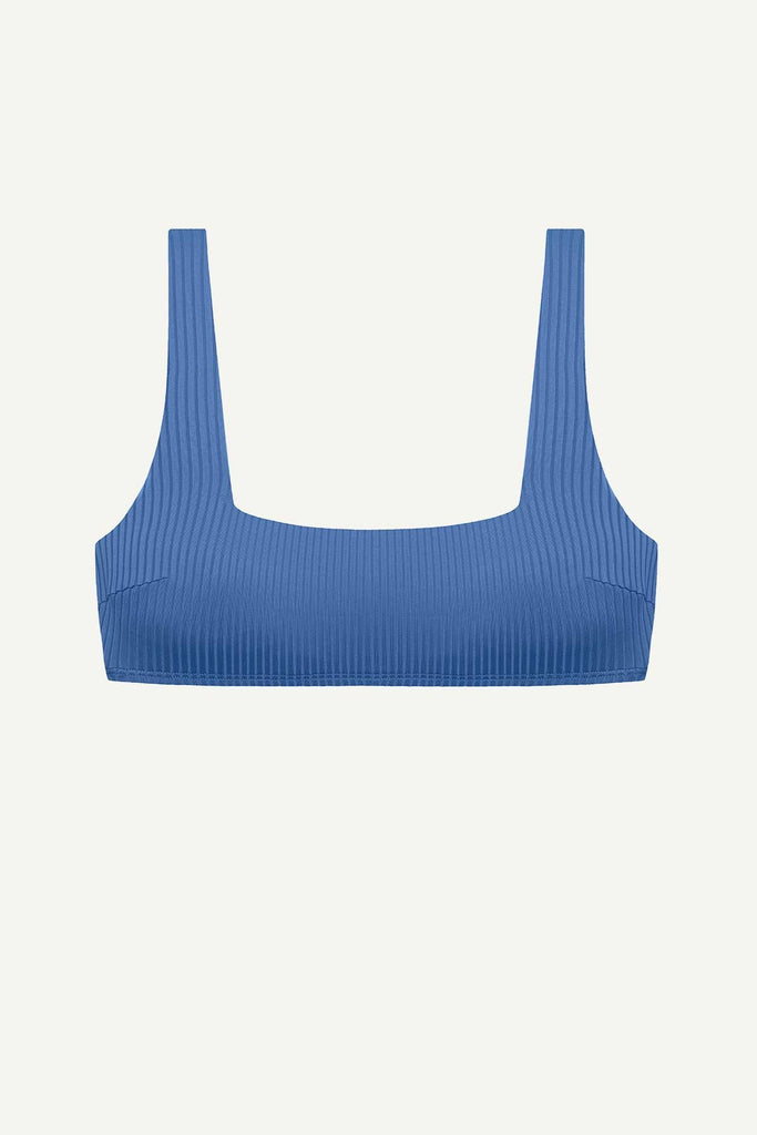 Blue swim top