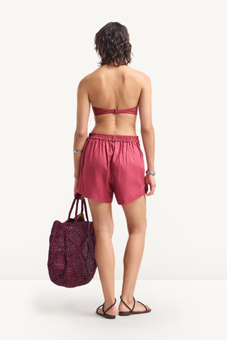 The Getaway Short - Wild Rose Ecolinen