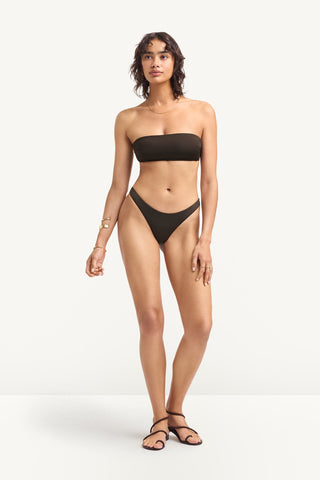 Nala Bandeau Top - Deep Earth EcoLux