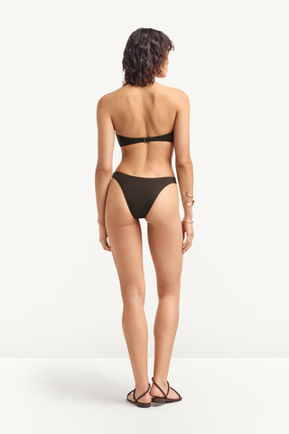 Nala Bandeau Top - Deep Earth EcoLux