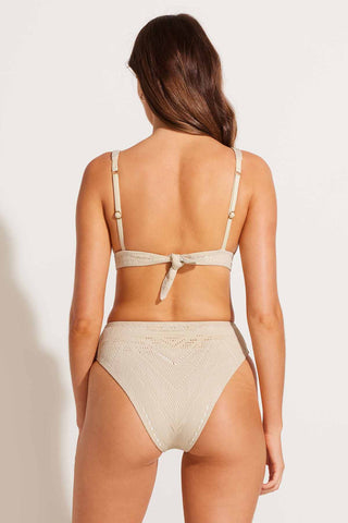 Lyra Bralette Top - Natural Calico Crochet