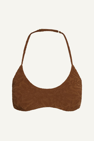 Sierra Bralette Top - Garden Jacquard