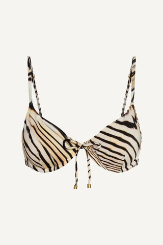 Ada Underwire Top - Shell Stripe EcoShimmer