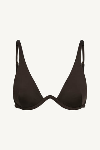 Maisie Underwire Top - Deep Earth EcoLux