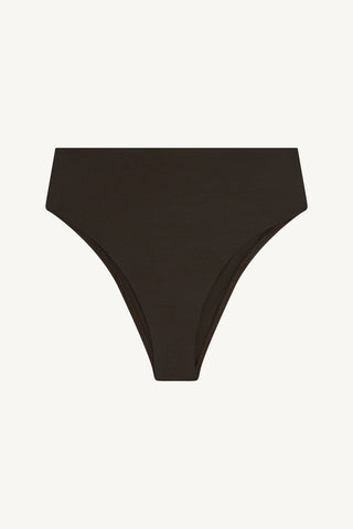 Barcelona High Waist Bottom - Deep Earth EcoLux