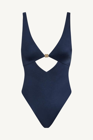Terra Cutout One Piece - Midnight Indigo EcoShimmer
