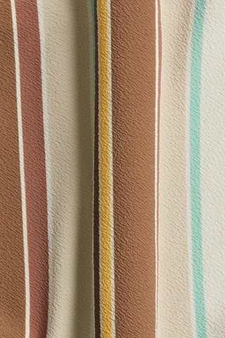 Elle Tie Side Bottom - Sand Dunes Stripe Crepe