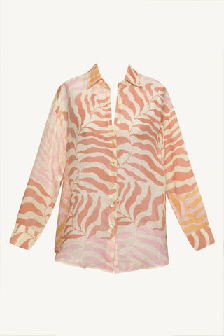 Playa Linen Boyfriend Shirt - Gold Coast EcoLinen