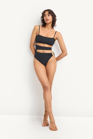 Lolita One Piece - Black EcoRib