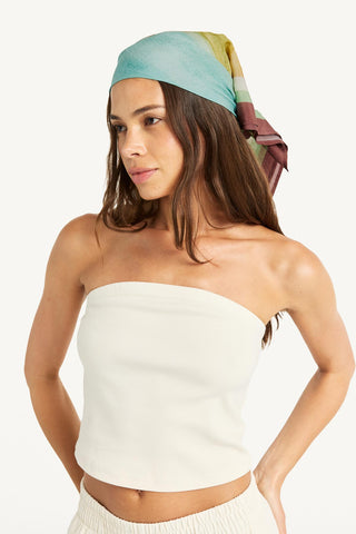 Samara Head Scarf - Elemental Current Cotton Cupro