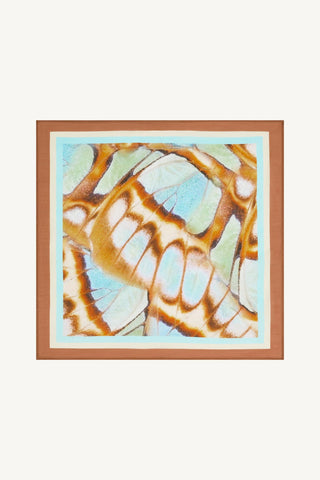 Samara Head Scarf - Malachite Butterfly Cotton Cupro