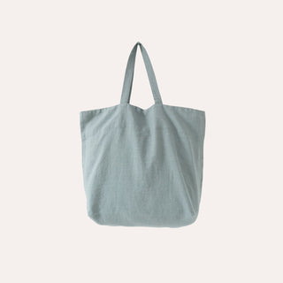 Linen Weekender Tote Bag - Sea Glass