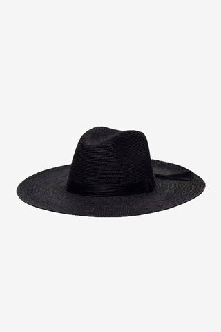 Artesano Isabella Wide Brim Packable Hat - Black
