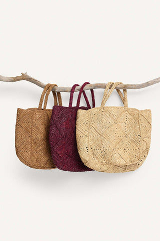 Cala Tote - Caramel Raffia