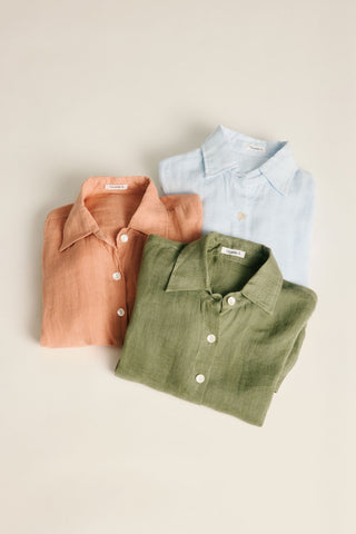 Playa Boyfriend EcoLinen Shirt 3-Pack