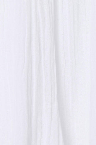 Sirena Sarong - White Crinkle Linen